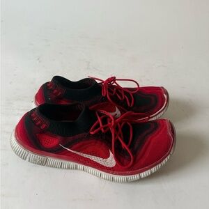 Nike Red and Black Sneakers